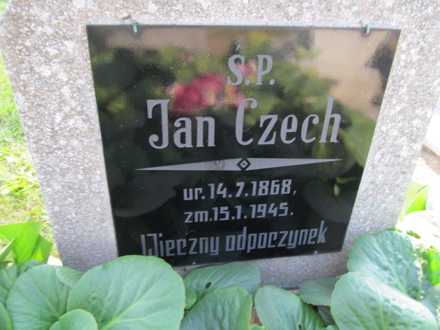 Jan Czech 1868 Biechowo - Grobonet - Wyszukiwarka osób pochowanych