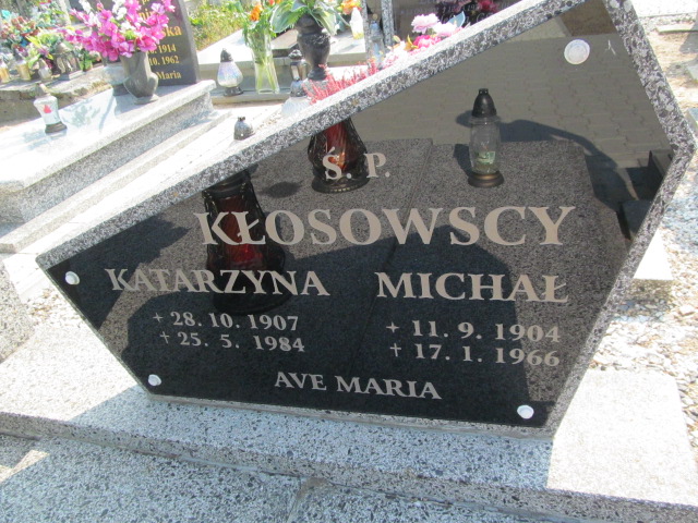 Katarzyna Kłosowska 1907 Biechowo - Grobonet - Wyszukiwarka osób pochowanych