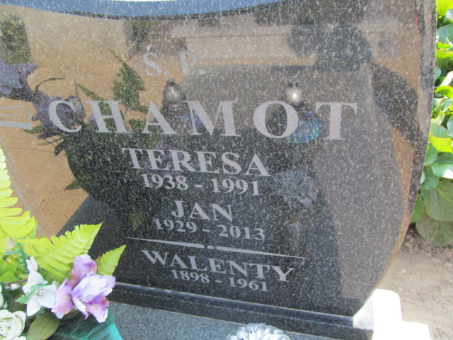 Teresa Chamot 1938 Biechowo - Grobonet - Wyszukiwarka osób pochowanych