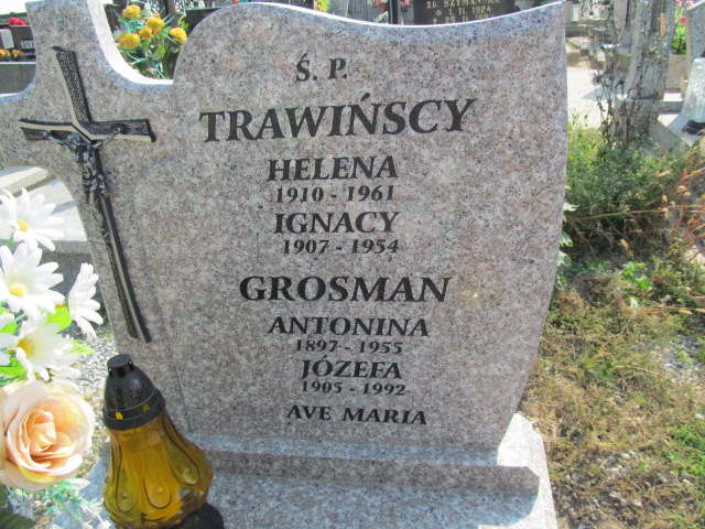 Antonina Grosman 1897 Biechowo - Grobonet - Wyszukiwarka osób pochowanych