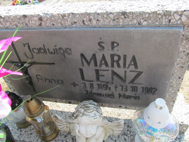 Jadwiga Lenz  1874 Biechowo - Grobonet - Wyszukiwarka osób pochowanych