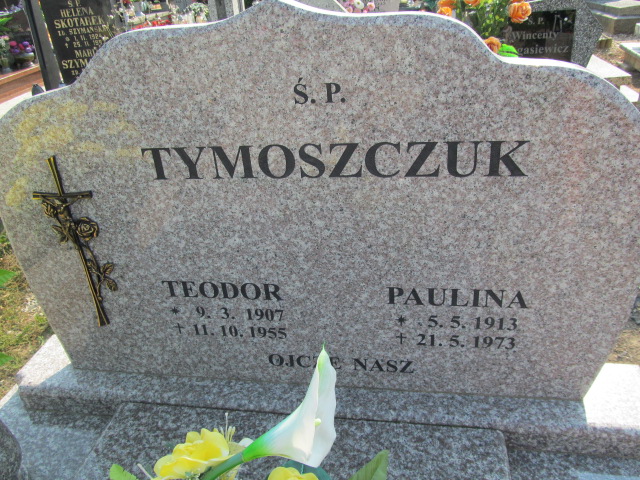 Paulina Tymoszczuk Szymańska 1913 Biechowo - Grobonet - Wyszukiwarka osób pochowanych