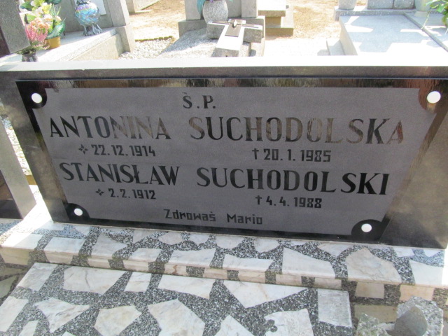 Stanisław Suchodolski 1912 Biechowo - Grobonet - Wyszukiwarka osób pochowanych