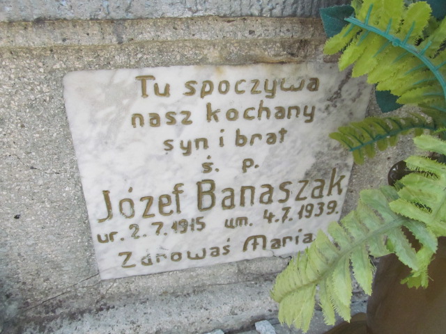 Józef Banaszak 1915 Biechowo - Grobonet - Wyszukiwarka osób pochowanych