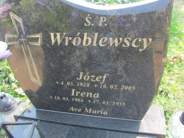 Irena Wróblewska 1904 Biechowo - Grobonet - Wyszukiwarka osób pochowanych