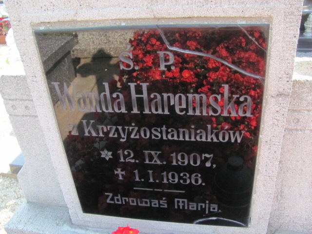 Wanda Haremska  1907 Biechowo - Grobonet - Wyszukiwarka osób pochowanych