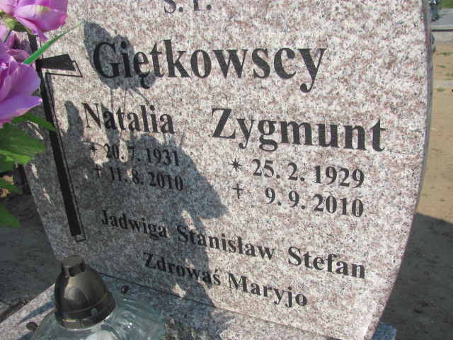 Stanisław Giętkowski 1897 Biechowo - Grobonet - Wyszukiwarka osób pochowanych