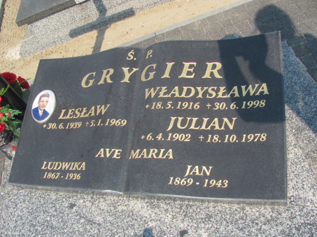 Jan Grygier  1869 Biechowo - Grobonet - Wyszukiwarka osób pochowanych