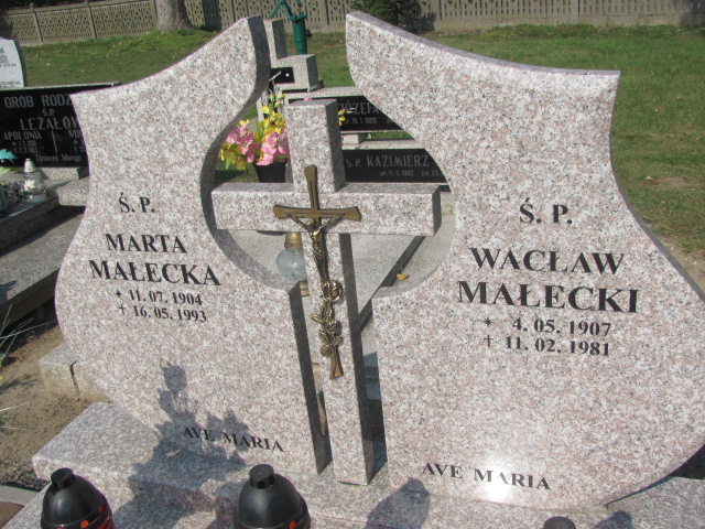 Marta Małecka 1904 Biechowo - Grobonet - Wyszukiwarka osób pochowanych