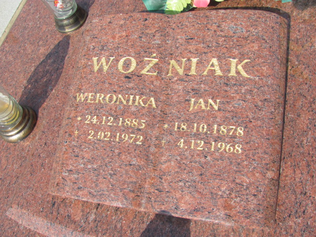 Weronika Woźniak 1885 Biechowo - Grobonet - Wyszukiwarka osób pochowanych